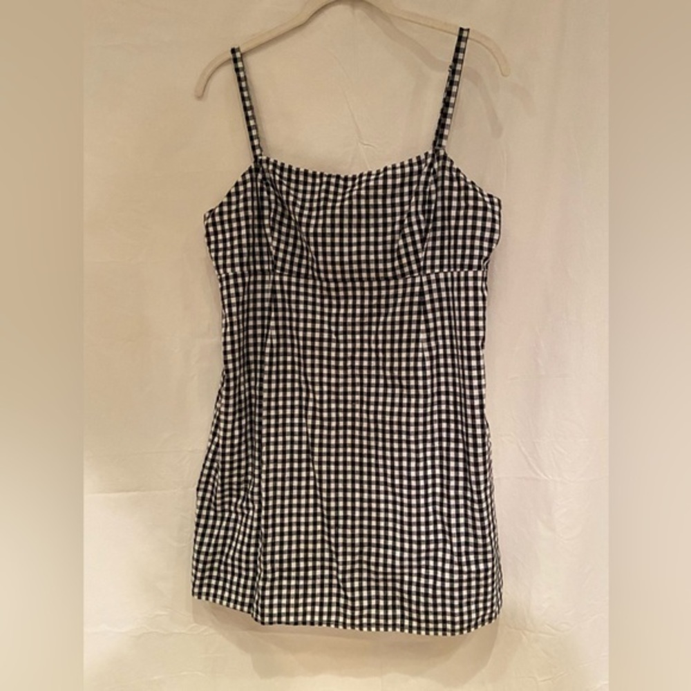 Urban Outfitters Cooperative gingham mini dress, spaghetti straps, sz 10 - Picture 3 of 11